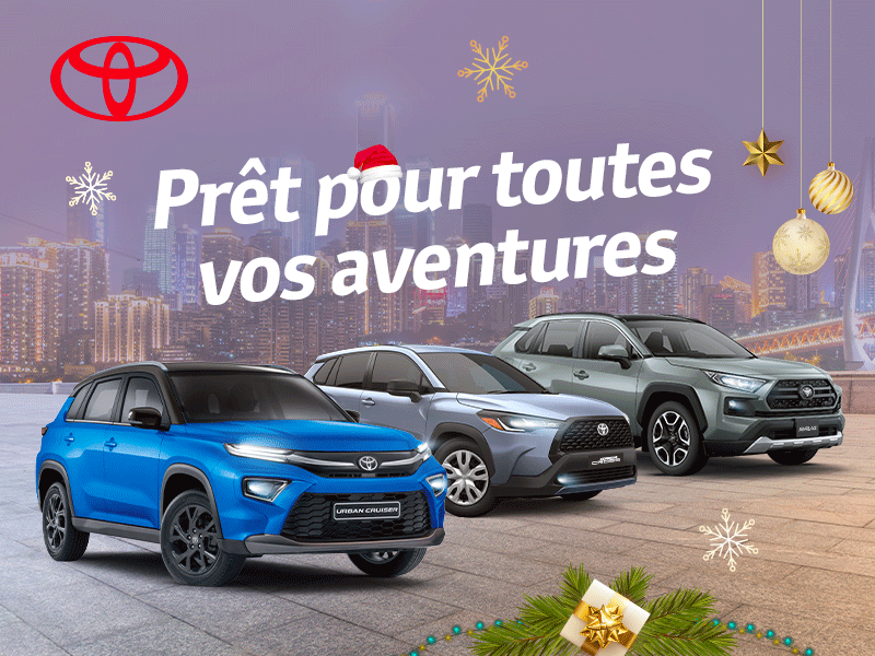 Gamme SUV : Rav4, Corolla Cross, Urban Cruiser